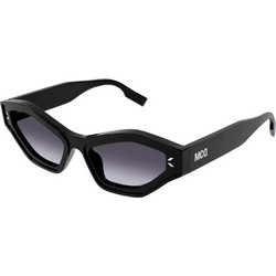 Alexander McQueen MQ0382S 001 Γυναικεία Γυαλιά Ηλίου Cat Eye Κοκάλινα Μαύρα με Μαύρο Φακό