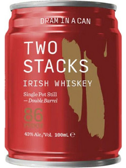Two Stacks Whiskey Double Barrel Ουίσκι Single Pot Still 43% 100ml