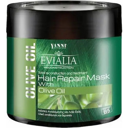 Yanni Extensions Green Tea Olive Oil Μάσκα Μαλλιών για Επανόρθωση για Ξηρά & Ταλαιπωρημένα Μαλλιά 500ml
