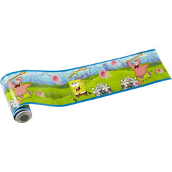 ΜΠΟΡΝΤΟΥΡΑ ΤΟΙΧΟΥ SPONGEBOB & PATRICK 10.6cm x 5m