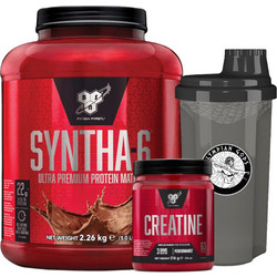 Syntha-6 2270g + DNA Creatine 216g (BSN) + Shaker 700ml (Olympian Gods)