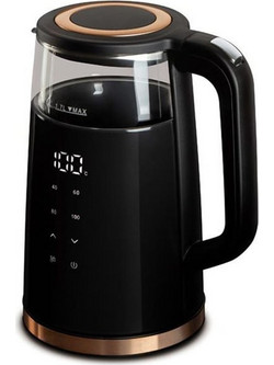 Berlinger Haus BH-9477 Γυάλινος Βραστήρας 1.7lt 2200W με Ρύθμιση Θερμοκρασίας