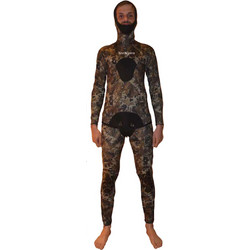 Tech Pro Warm Ολόσωμη Στολή Κατάδυσης Ξυρισμένη Neoprene με Επιστήθιο για Ψαροντούφεκο 3mm
