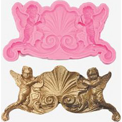 Καλούπι Σιλικόνης Άγγελοι 13cm x 6.8cm