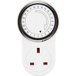 ΧΡΟΝΟΔΙΑΚΟΠΤΗΣ UK ΠΡΙΖΑΣ 24ΩPEΣ 13A 240V ΜΕ ΠΡΟΣΤΑΣΙΑ ΕΠΑΦΩΝ IP20