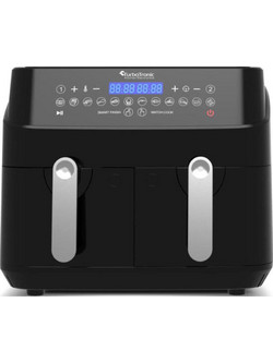 TurboTronic TT-DAF5 Black Air Fryer 9lt με Διπλό Κάδο