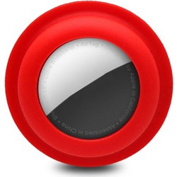 Θήκη σιλικόνης για AirTag Shockproof Anti-scratch Red