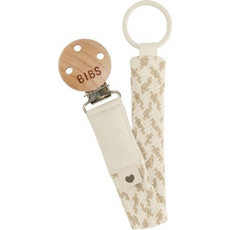 Bibs Κλιπ Πιπίλας Paci Braid - Ivory & Vanilla