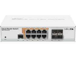 Mikrotik CRS112-8P-4S-IN Unmanaged L2 Switch με 8 Θύρες Ethernet 1Gbps και 4 SFP Θύρες