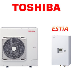 Toshiba Estia HWT-1101H8W-E Αντλία Θερμότητας 11kW Τριφασική