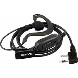 Retevis Υψηλής αντοχής 2Pin C-Type Μικρόφωνο/ακουστικό για Baofeng 888s UV5R etc. (RE3120-EEK004)