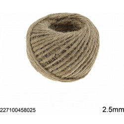 Σπάγγος 2.5mm 227100458 (20μέτρα/ρολλό) ΜΠΕΖ 20ΜΕΤΡΑ