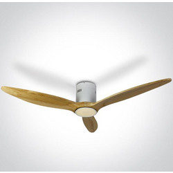 ΑΝΕΜΙΣΤΗΡΑΣ ΟΡΟΦΗΣ LED 22 CCT Φ.132cm Ν. 6312LC-W-V