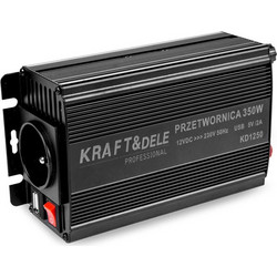 Kraft&Dele Μετατροπέας Αυτοκινήτου 350 W 12 / 24 - 230 V Kraft&Dele KD-1250