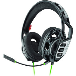 Plantronics RIG 300HX Gaming Headset Over Ear Black Silver