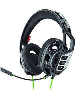 Plantronics RIG 300HX Gaming Headset Over Ear Black Silver