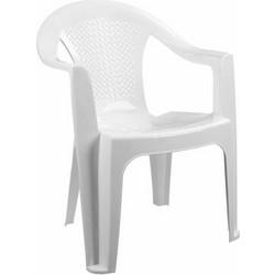 Καρέκλα Πλαστική ΕΡΡΙΚΑ Λευκή 59x60x80Ycm
