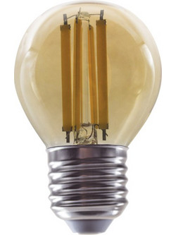 LED FILAMENT E27 STEP-DIM G45 AMBER 4W 2700K 230V AC 500LM RA80 - ALIN4WWAMSD