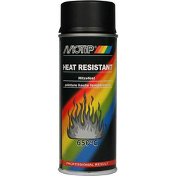 Motip Heat Resistant Σπρέι Θερμοκρασίας Black 400ml