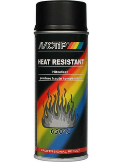 Motip Heat Resistant Σπρέι Θερμοκρασίας Black 400ml