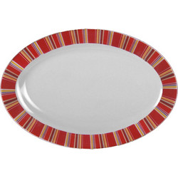Πιατέλα από Πορσελάνη Restaurante Κόκκινο 30cm Galifas 925660 - Galifas