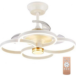 Powertech HLL-0147 Ανεμιστήρας Οροφής με Φως
