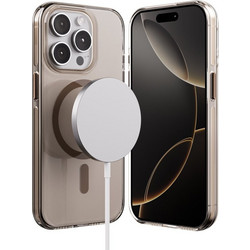 Crong Clear Mag Pro - Case Iphone 15 Pro Magsafe (desert) - (CRGCLRMPIP1561PBRW)