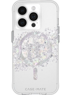Case-Mate Karat MagSafe - iPhone 15 Pro Case with Mother of Pearl (A Touch of Pearl) - (CM051478)