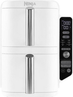 Ninja Double Stack XL SL400EU White Air Fryer 9.5lt με Διπλό Κάδο