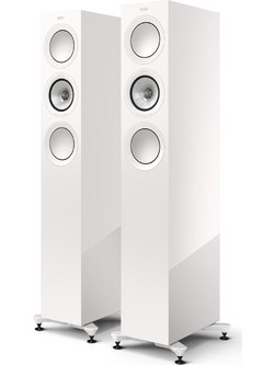 KEF R-5 Meta Ζεύγος Ηχείων Hi-Fi Δαπέδου 200W 3 Δρόμων White Gloss