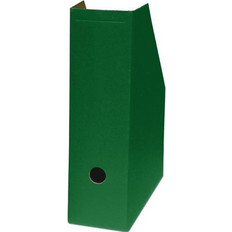 Νext θήκη περιοδικών classic πράσινη χάρτινη Υ32x25x9εκ