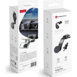 Βάση Κινητού Forcell F-GRIP MagFlex Magnetic Car Holder for Windshield/Board/Grille Black