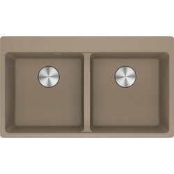 Franke Maris Centro 620-39-39 FTL Ένθετος Νεροχύτης Inox Oyster 86x50cm