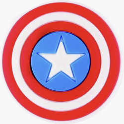 CROCS JIBBITZ Charms Marvel Avengers Captain America (1009759-UNC) (1009759-UNC)