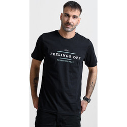Ανδρικό T-Shirt Cotton4all 25-213 Μαύρο - Μαύρο