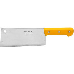 ΣΑΤΙΡΑ - ΜΠΑΛΤΑΣ ΠΛΑΣΤΙΚΗ ΛΑΒΗ ΚΙΤΡΙΝΗ 10 27cm 830gr inox CRESMAN 03659