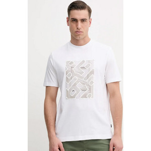 Ανδρικό Κοντομάνικο T-Shirt Λευκό Boss 50538438-102