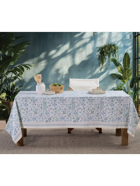 ΤΡΑΠΕΖΟΜΑΝΤΗΛΟ CYANER BLUE 140X140 NEF-NEF HOMEWARE