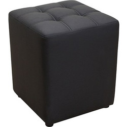 CUBE BLACK PU ΣΚΑΜΠΟ 35X35X42εκ. 40.0120