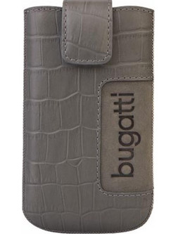 BUGGATI SLIMCASE ΘΗΚΗ ΠΟΥΓΚΙ CROCO GREY SL