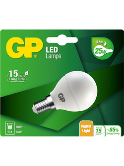 GP - LED Lamp Mini Globe, E14, 3.5W (25W) 250lm