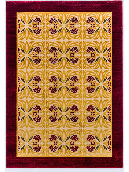 REGAL BORDER FLORALS BEIGE RED Bedroom Set