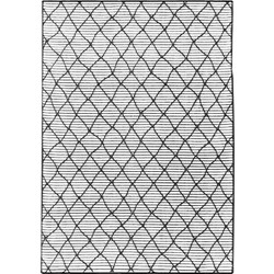Ezzo Weave Χαλί Ορθογώνιο Κιλίμι Καλοκαιρινό Βαμβακερό 120x180cm 4201 White