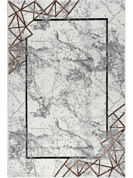 Ecarpets Estia Χαλί Ορθογώνιο 200x290cm 3748 Light Grey - White