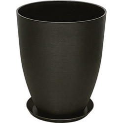 MarHome Stone Polyresin Κασπώ Γκρι Φ28x34.5cm