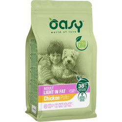 Oasy Lifestage Adult Light in Fat Chicken 12kg