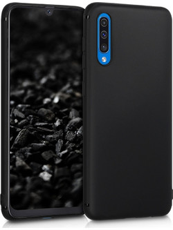 Back Cover Σιλικόνης Μαύρο (Galaxy A50)