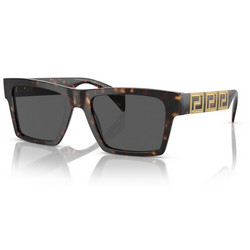 Versace VE4445 108/8754 Γυναικεία Γυαλιά Ηλίου Τετράγωνα Κοκάλινα Ταρταρούγα με Μαύρο Polarized Φακό