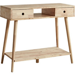 Κονσόλα Nextdeco Natural μασίφ ξύλο Υ76,5x90x40εκ