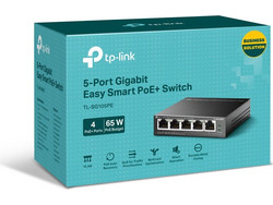 TP-Link TL-SG105PE Managed L2 Switch με 5 Θύρες Ethernet 1Gbps